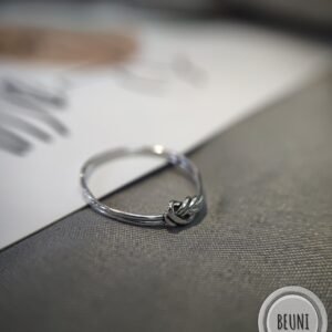 Minimalist Handmade 999 Silver Ring | Unisex Couple Ring | Hypoallergenic Tarnish-Resistant | Daily Suitable Silver Ring