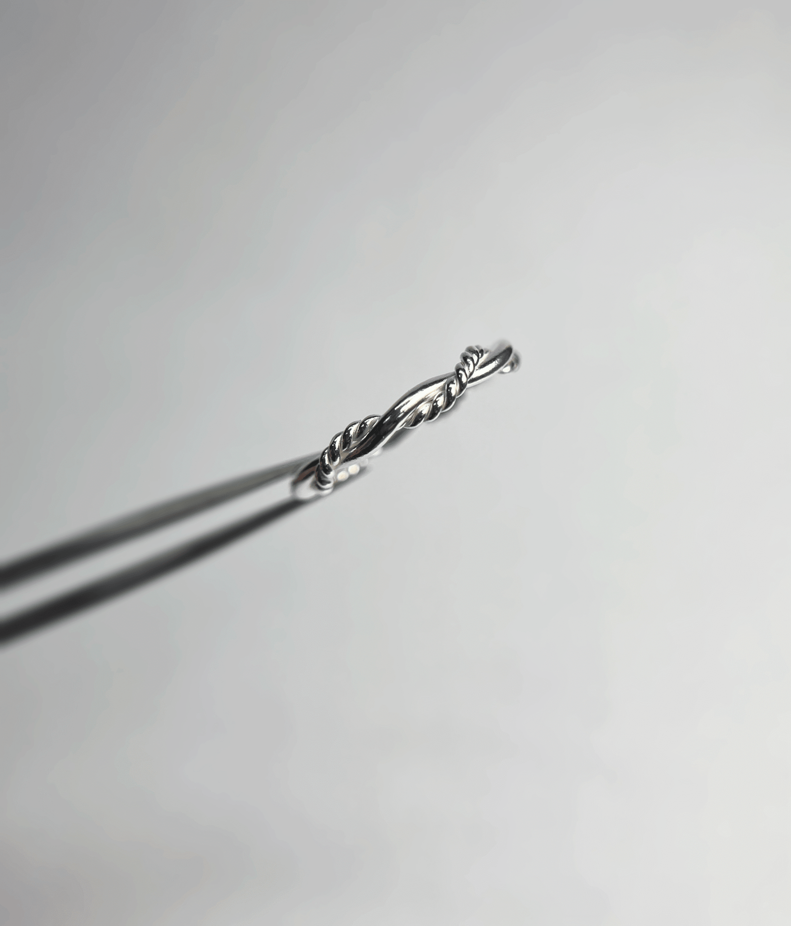 Beuni Twisted Rope Silver Ring - Image 3
