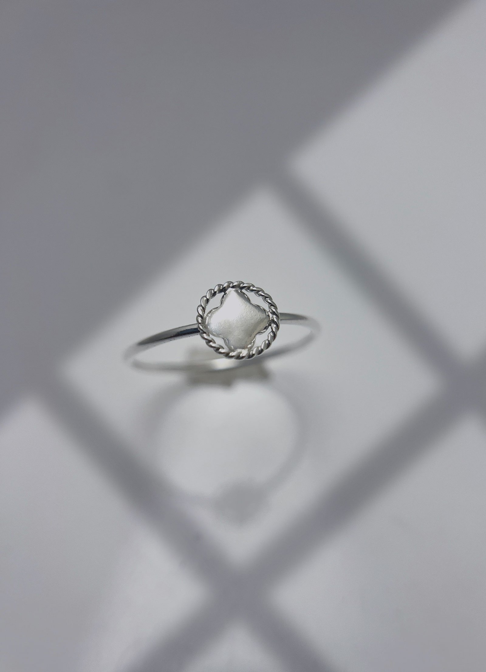 Beuni Clover Silver Ring
